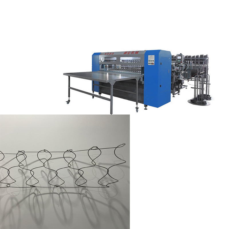 Spring Assemble Mattress Spring Conjoined Coiling Machine Helical Wire Diameter 1.6-1.7